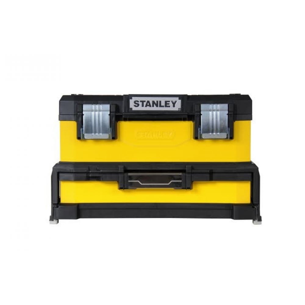 Stanley Ящик для инструмента металлопластмассовый желтый 20