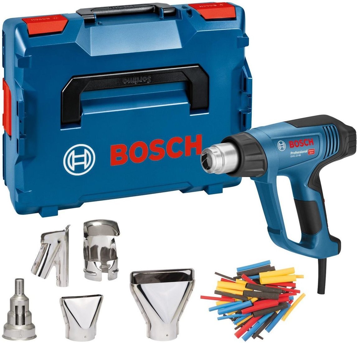 BOSCH Термовоздуходувка GHG 23-66 2,3 кВт, 10 скор., 50-660 С , 150  500  л/мин, 1/4
