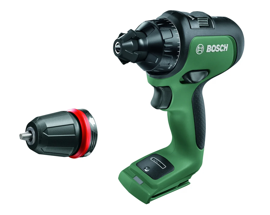 BOSCH Аккум. дрель-шуруповерт AdvancedDrill 18 в кор. (18.0 В, БЕЗ АККУМУЛЯТОРА, 2 скор., 32 Нм, шурупы до BOSCH 06039B5004