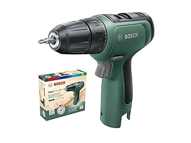 BOSCH Аккум. дрель-шуруповерт EasyDrill 1200 в кор. (12.0 В, БЕЗ АККУМУЛЯТОРА, 2 скор., 30 Нм, шурупы до BOSCH 06039D3000