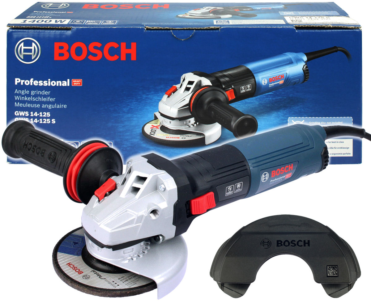 BOSCH Углошлифмашина GWS 14-125 S (Коробка) BOSCH 06017D0100