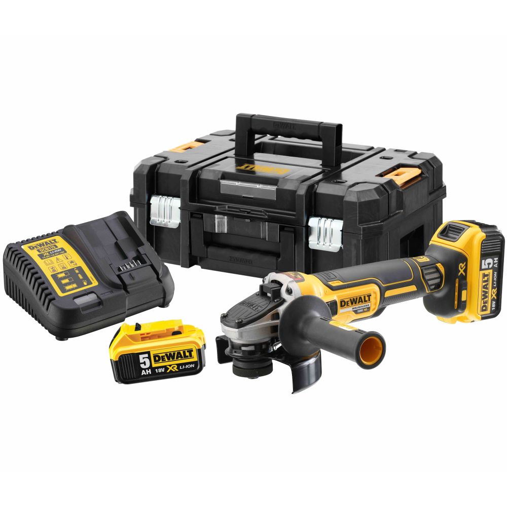 DEWALT Углошлифмашина DCG405P2 18 В XR 125 мм DEWALT DCG405P2