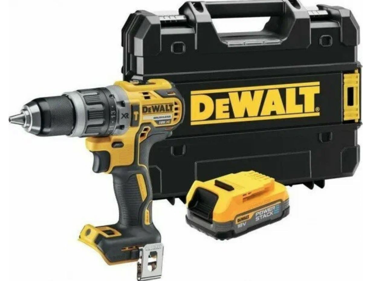 DEWALT Дрель-шуруповерт ударная DCD796 18.0 В 2 XR Li-Ion чемодан TSTAK2 + АКБ 1.7Ач без БЗУ DEWALT DCD796E1T