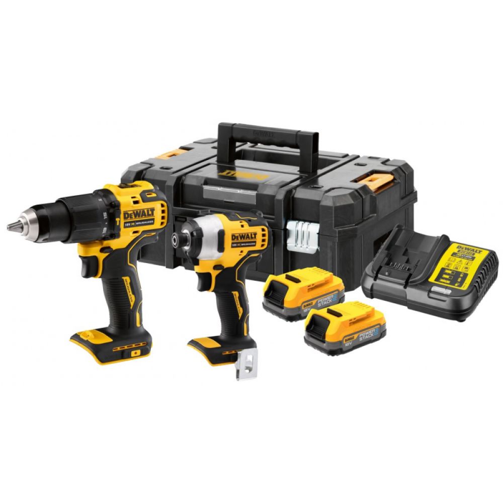 DEWALT Набор удар.шуруповерт+винтоверт DCD709+DCF809 DEWALT DCK2062E2T