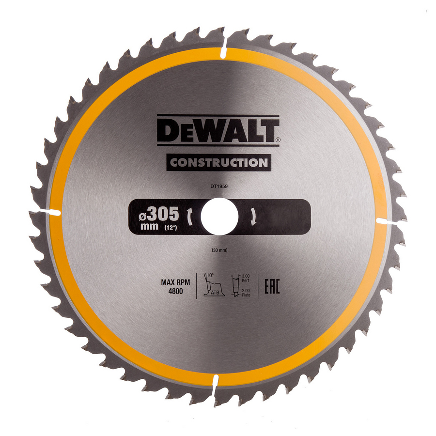 DEWALT Пильный диск CONSTRUCT 305/30 60 ATB 