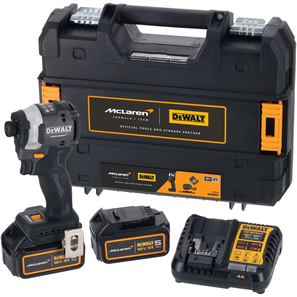 DEWALT Винтоверт аккум.. в чем. TSTAK (18V, 2*5.0Ah,205 Нм, 1/4