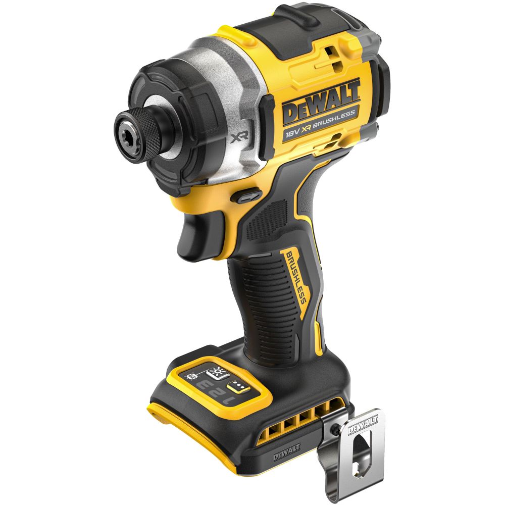 DEWALT Винтоверт аккумуляторный DCF860 SOLO (18V, 282 Нм, 1/4', 3 скор, BL-motor) DEWALT DCF860N