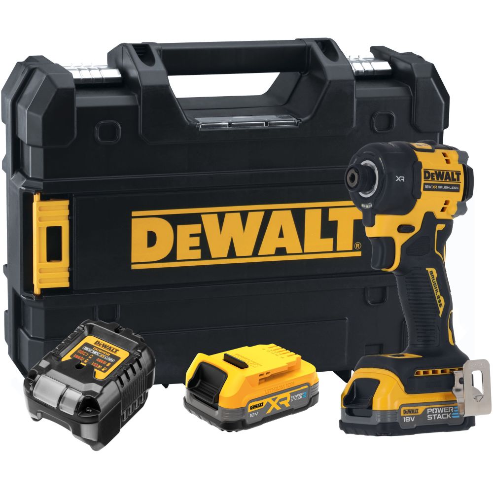 DEWALT Винтоверт аккумуляторный в чем. DCF870E2T(18V, 2*1.7Ah, 56 Нм, 1/4