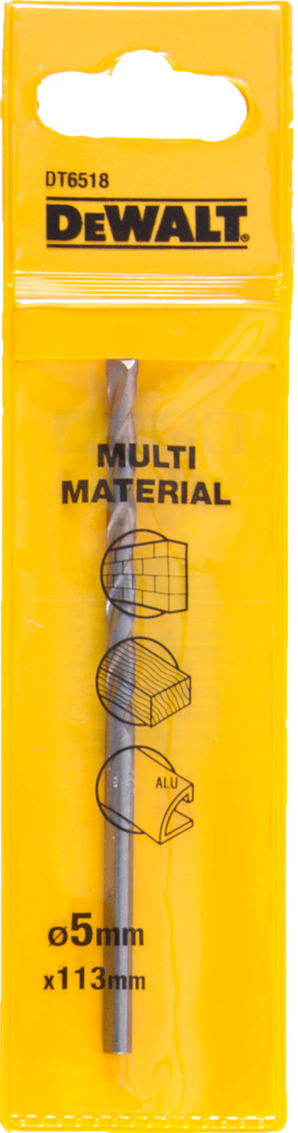 DEWALT Сверло универсальное multimaterial, 5х113х83мм DEWALT DT6518-QZ