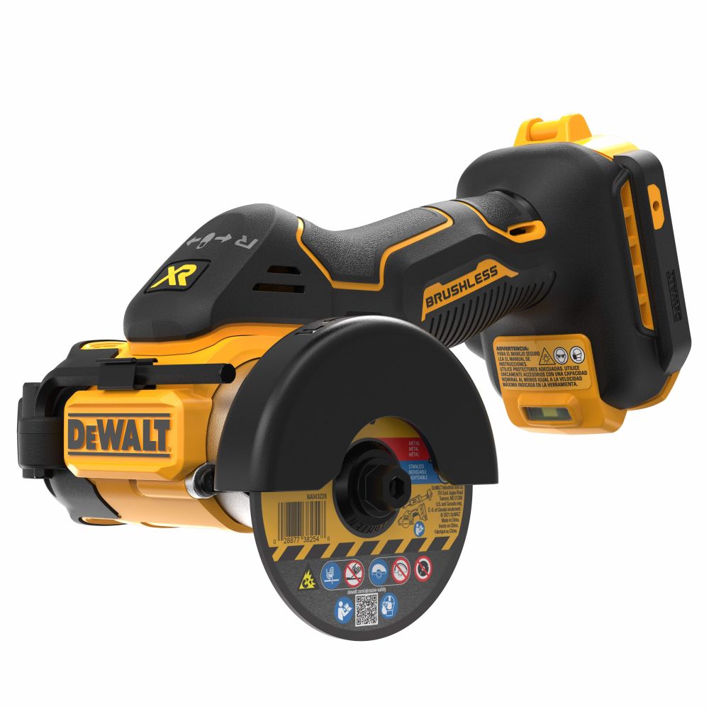DEWALT SOLO Отрезная машина акк. в кор. (18V, 20000 об/мин, диск 76*9,5 мм, рез 22 мм) DEWALT DCS438N