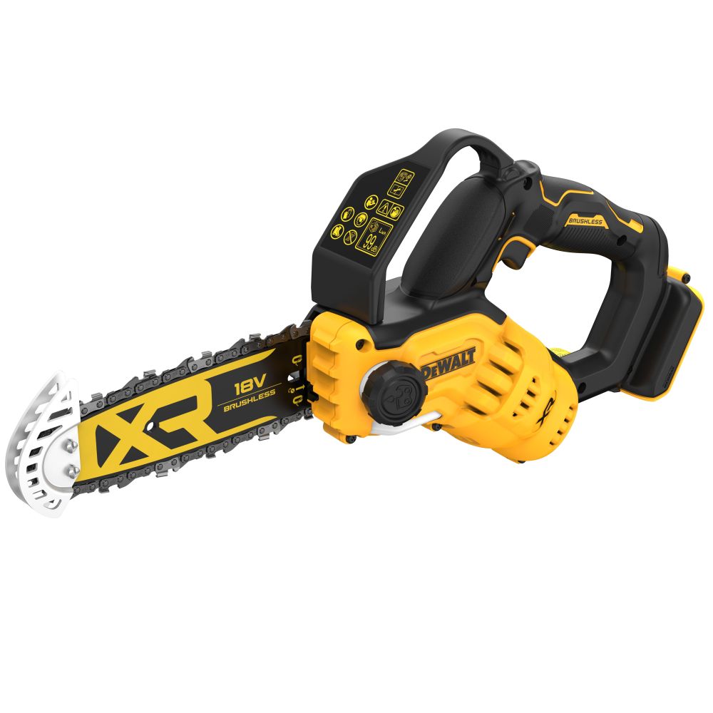 DEWALT DCMPS520N Цепная пила аккум. (18V, шина 20 см, 1.1 мм, 3/8, 56 зв, BL-motor) DEWALT DCMPS520N