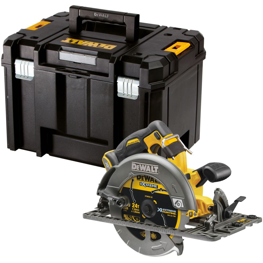 DEWALT Дисковая пила аккум. в чем. TSTAK VI(54В, 190х30мм, пропил: 61мм) DEWALT DCS579NT