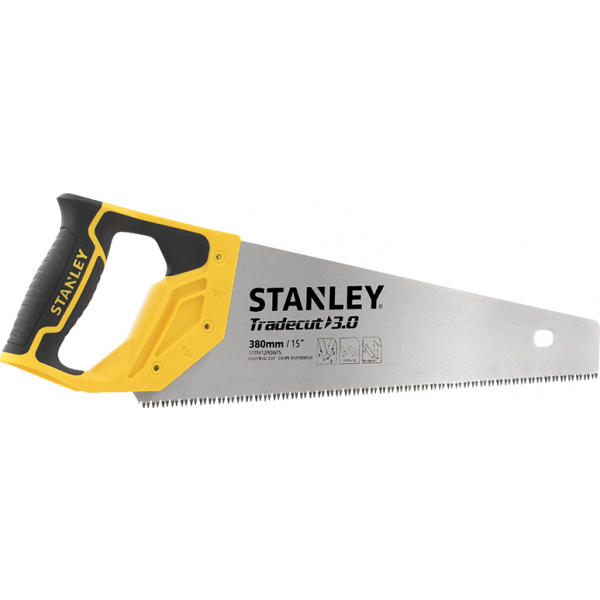 Stanley Ножовка по дереву tradecut с закаленным зубом 7 х 550мм Stanley STHT1-20352