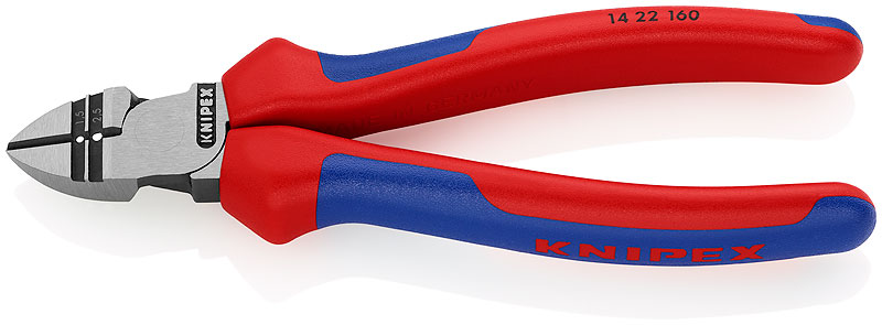 KNIPEX Кусачки боковые для удаления изоляции 160 мм хромированные KNIPEX 1425160