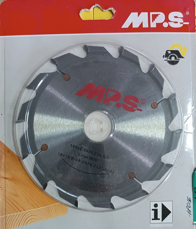 MP.S HM-пильный диск 160x30/25x2.8мм Z14 WZ MP.S 18016