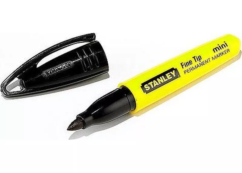 Stanley Маркер stanley mini черн. цвета 1 шт Stanley 1-47-324