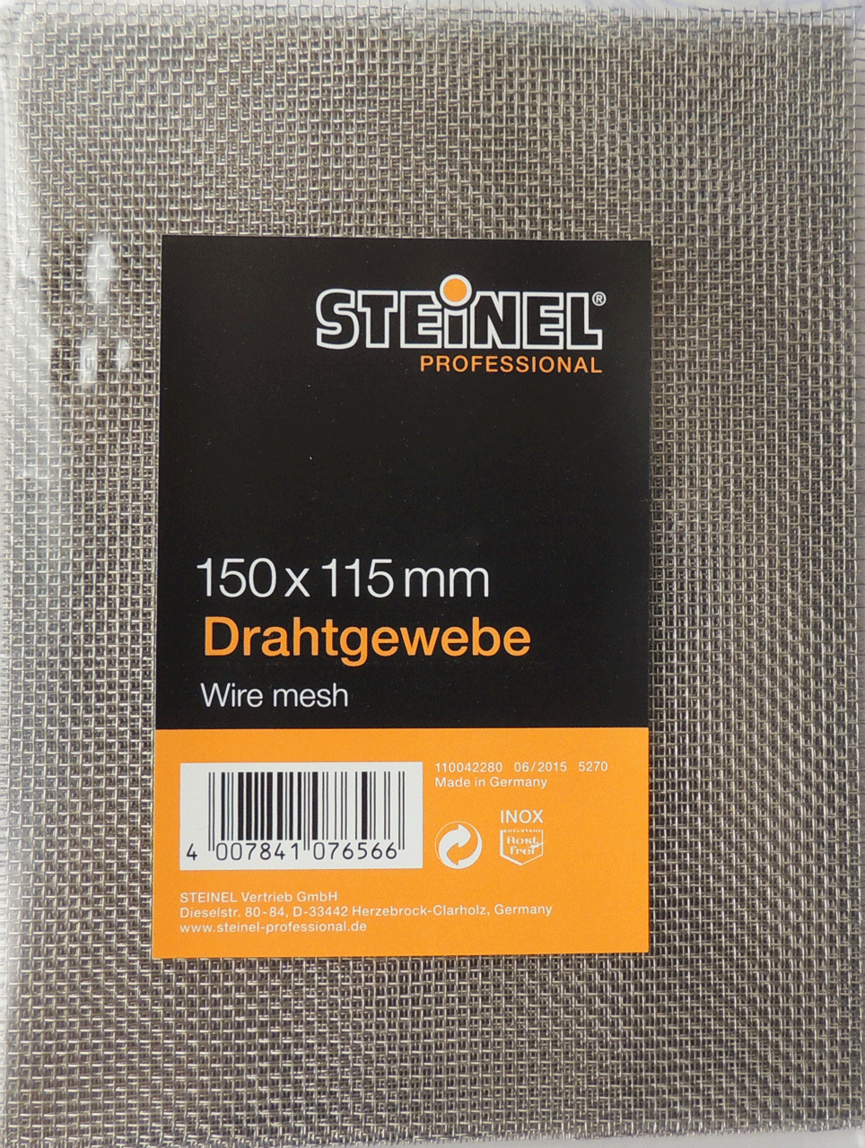 STEINEL Проволочная сетка из стали высшего сорта 150х115 мм комплект 10 шт. STEINEL 076566