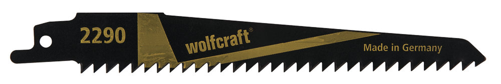 Wolfcraft 2290000 Комплект пилок для сабельной ножовки 2шт