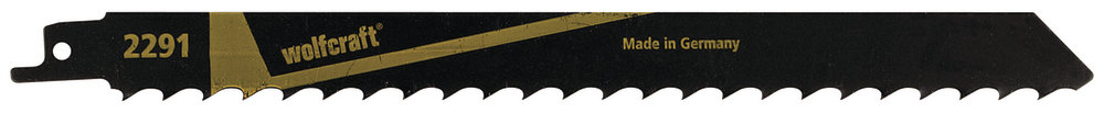 Wolfcraft 2291000 Комплект пилок для сабельной ножовки 2 шт