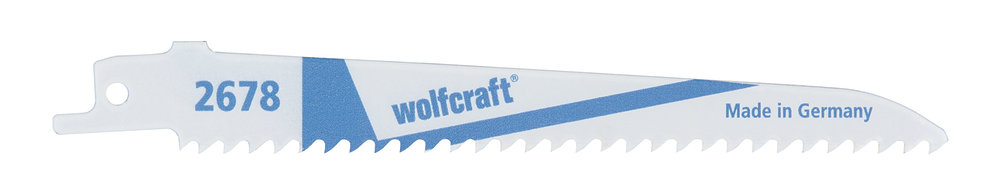 Wolfcraft Комплект пилок для сабельной ножовки 2шт 
