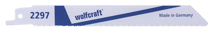 Wolfcraft 2297000 Комплект пилок для сабельной ножовки 2шт по нержавейке, цветным металлам