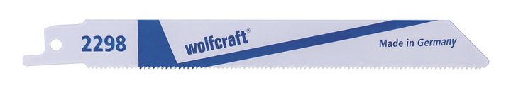 Wolfcraft Комплект пилок для сабельной ножовки 2шт по цветным металлам, жести Wolfcraft 2298000
