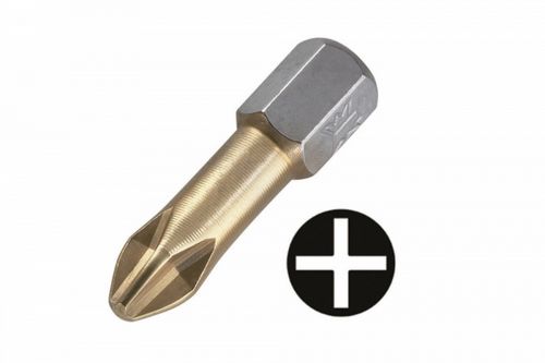 Wolfcraft Бита PH2 25 мм Torcio TiN (2шт) Wolfcraft 1323000