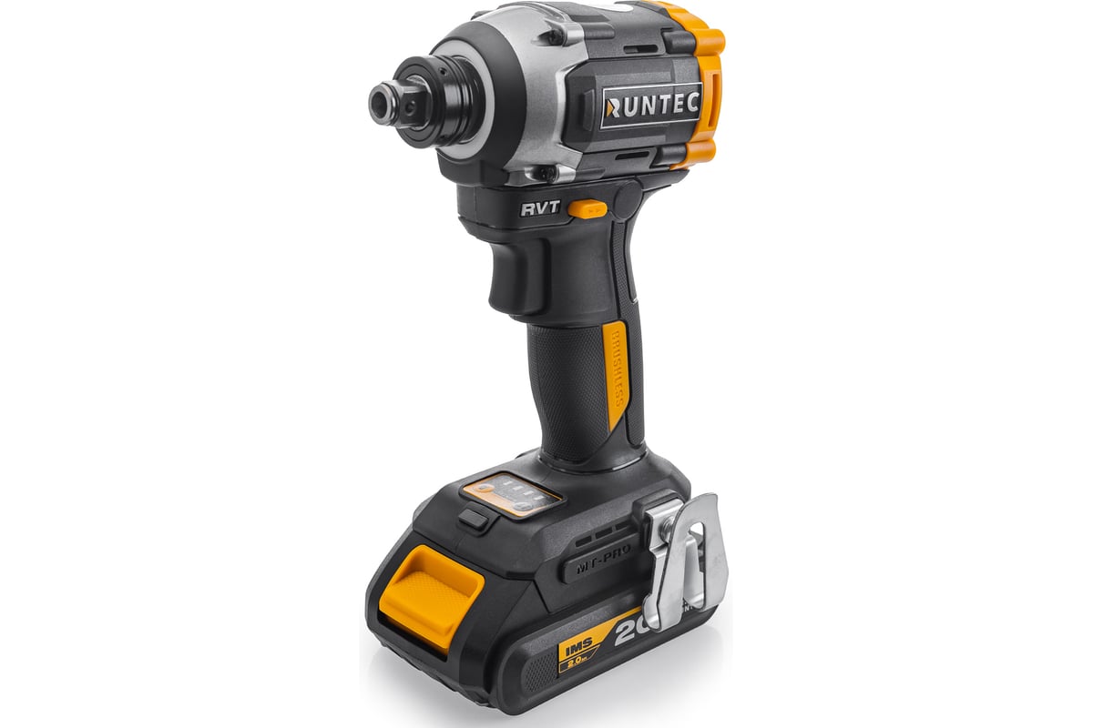 Runtec Винтоверт ударный ударный аккумуляторный с бещеточным двигателем RT-ED232PRO 1/4