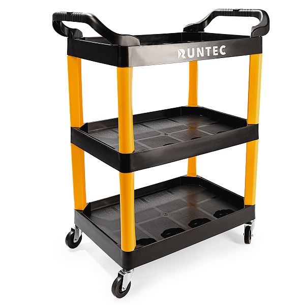 Runtec Тележка с тремя открытыми полками, черная Runtec RT-P3