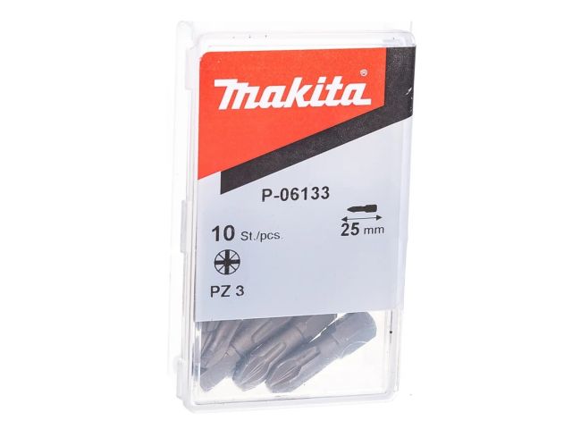 MAKITA Насадка PZ3, 25 мм, C-form, 10 шт. MAKITA P-06133