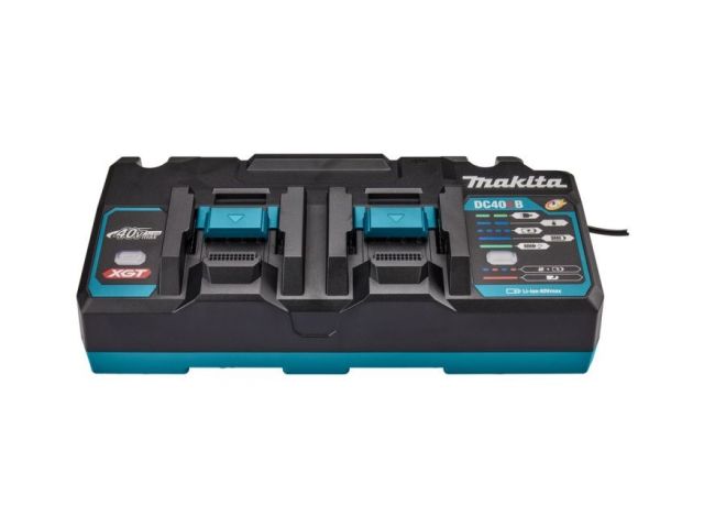 MAKITA Зарядное устройство DC40RB быстрое двухпортовое MAKITA 191N10-3