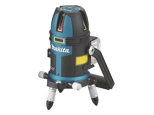MAKITA Уровень лазерный SK 312 GDZ (зеленый луч, 10.8V Li-ion,точн-1мм\10м,1.5кг, 4 - линии (3 Вертикальных MAKITA SK312GDZ