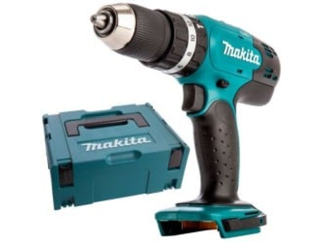 MAKITA SOLO Шуруповерт ударный аккумуляторный в MakPac-2 (18V, 42 Нм, 2 скор.) MAKITA DHP453ZJ