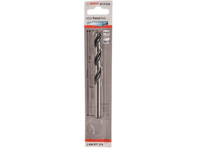BOSCH 1 HSS PointTeQ Сверло 10.0 мм BOSCH 2608577174