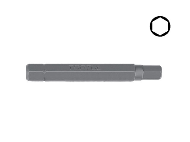 TOPTUL Насадка шестигранник 7мм удлиненн. 75mm (FSDB1207) TOPTUL FSDB1207