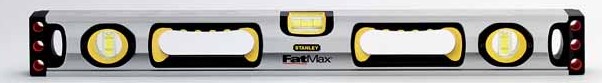 Stanley Уровень fatmax магнитный 900мм х 3 капсулы 0,5мм/м