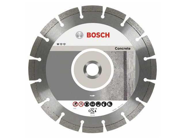 BOSCH Алмазный круг 180х22 мм по бетону сегмент. STANDARD FOR CONCRETE (сухая резка) BOSCH 2608602199