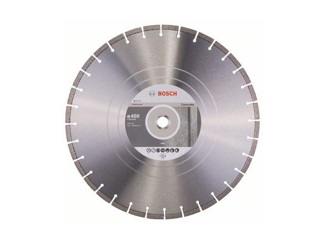 BOSCH Алмазный круг 450х25.4 мм по бетону STANDARD FOR CONCRETE (сухая/мокрая резка) BOSCH 2608602546