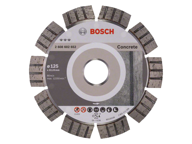 BOSCH Алмазный круг 125-22,23 Best for Concrete BOSCH 2608602652